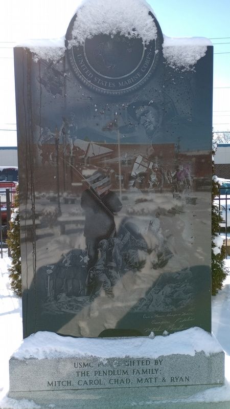 Hancock County Veterans Memorial image. Click for full size.