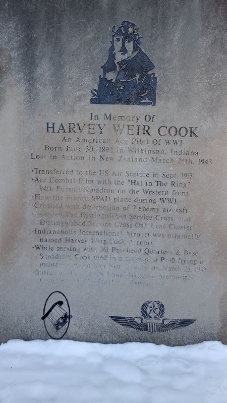 Harvey Weir Cook Marker image. Click for full size.