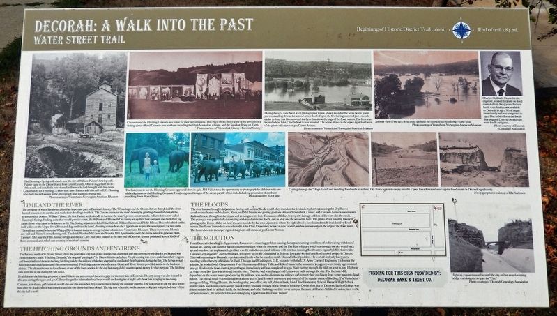 Decorah: A Walk into the Past Marker image. Click for full size.