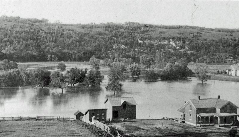 Marker detail: June 1902 Flood image. Click for full size.