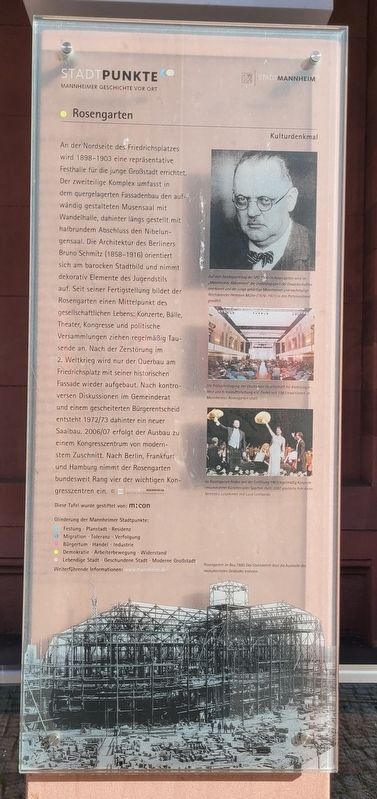 Rosengarten / Rose Garden Marker image. Click for full size.