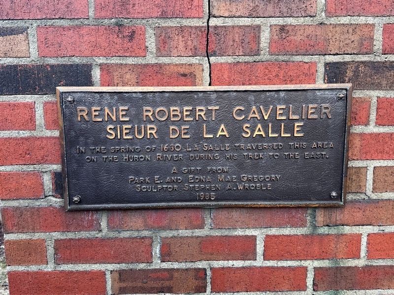 Rene Robert Cavelier Sieur De La Salle Marker image. Click for full size.