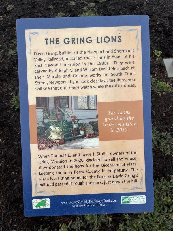 The Gring Lions Marker image. Click for full size.