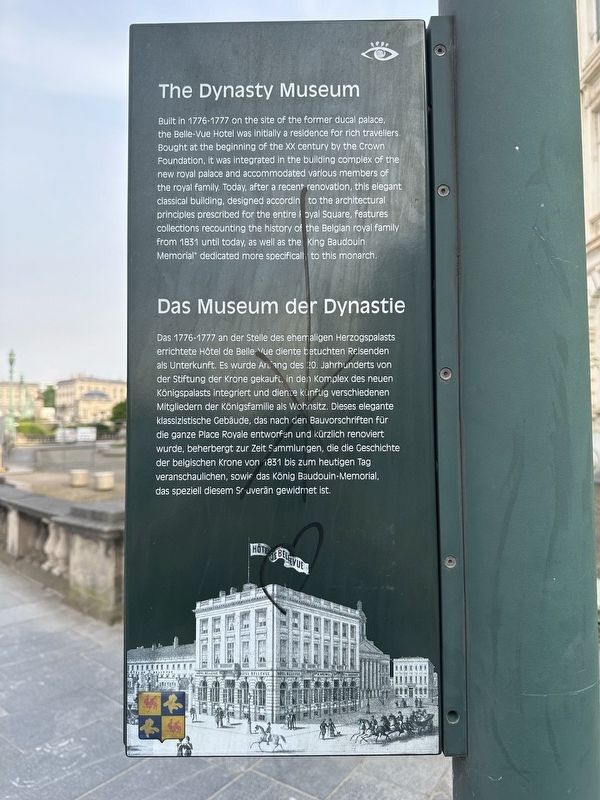 The Dynasty Museum / Das Museum der Dynastie side of marker. Click for full size. The Dynasty Museum / Das Museum der Dynastie side of marker image. Click for full size.