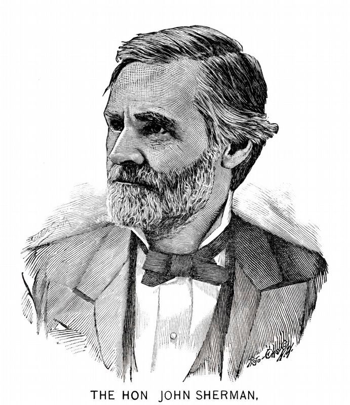 John Sherman, 1823-1900. Click for full size. John Sherman, 1823-1900 image. Click for full size.