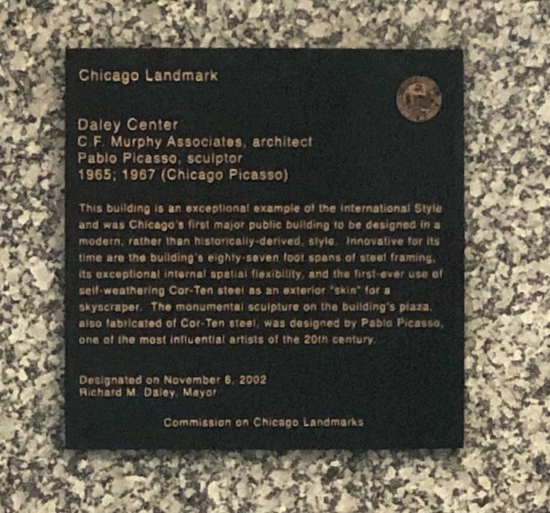 Daley Center Marker image. Click for full size.