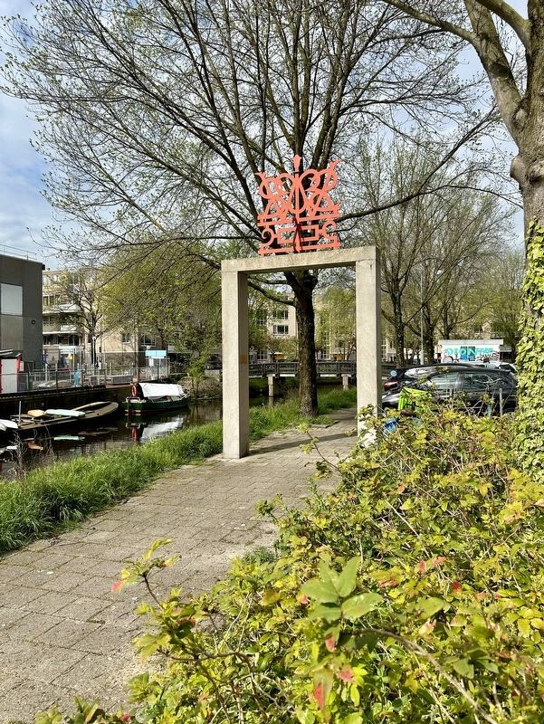 Wester Suiker Raffinaderij / Wester Sugar Refinery Marker - wide view image. Click for full size.