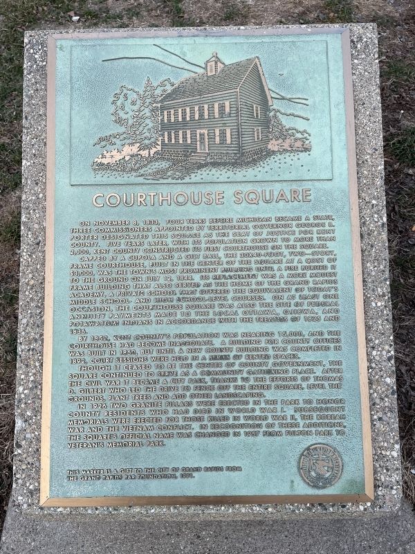 Courthouse Square Marker image. Click for full size.