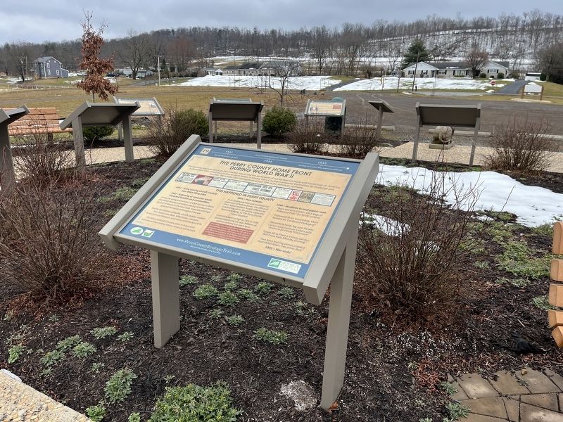 The Perry County Home Front During World War II Marker. Click for full size. The Perry County Home Front During World War II Marker image. Click for full size.