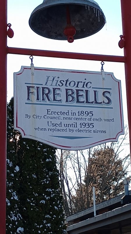 Historic Fire Bells Marker image. Click for full size.