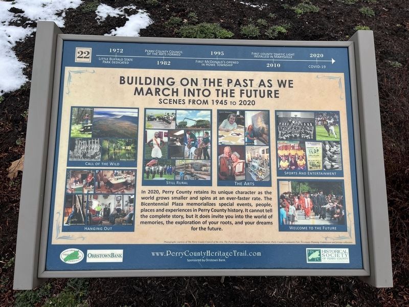 Building on the Past as We March into the Future Marker image. Click for full size.