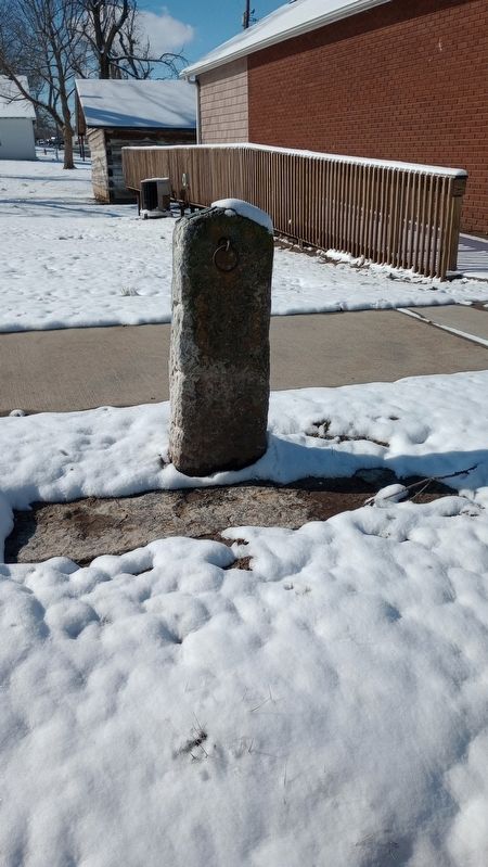 Hitching Post Marker. Click for full size. Hitching Post Marker image. Click for full size.