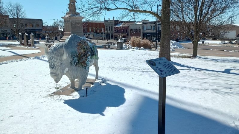 Bison-tennial Public Art Project. Click for full size. Bison-tennial Public Art Project image. Click for full size.