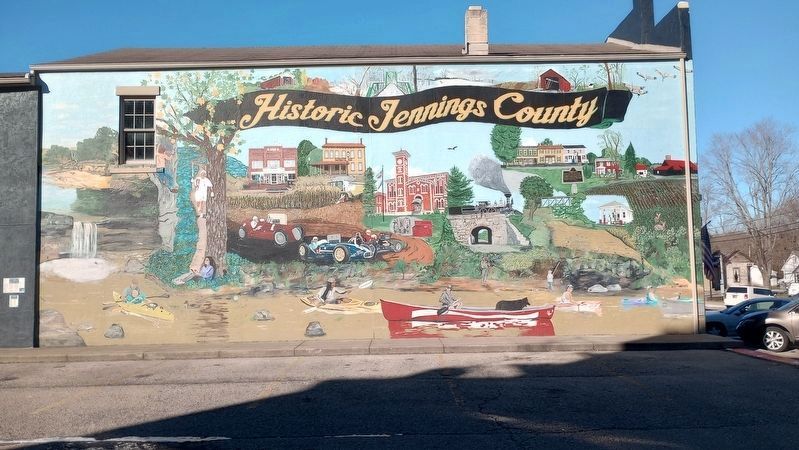 Historic Jennings County Mural. Click for full size. Historic Jennings County Mural image. Click for full size.