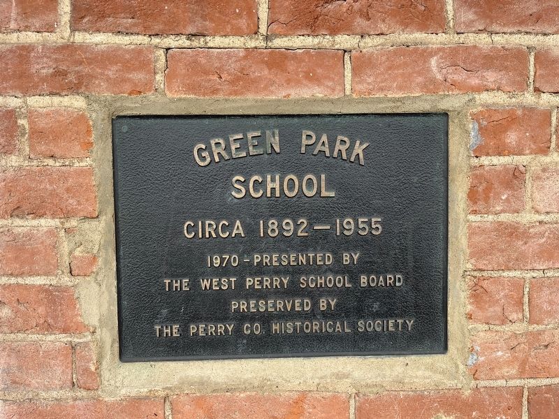 Additional plaque on the schoolhouse. Click for full size. Additional plaque on the schoolhouse image. Click for full size.
