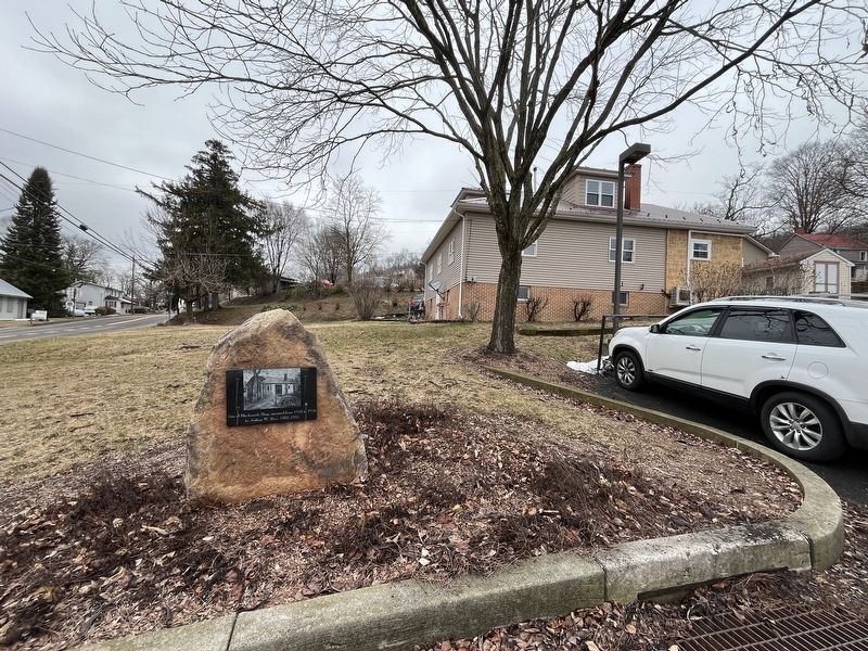 Site of Blacksmith Shop Marker. Click for full size. Site of Blacksmith Shop Marker image. Click for full size.