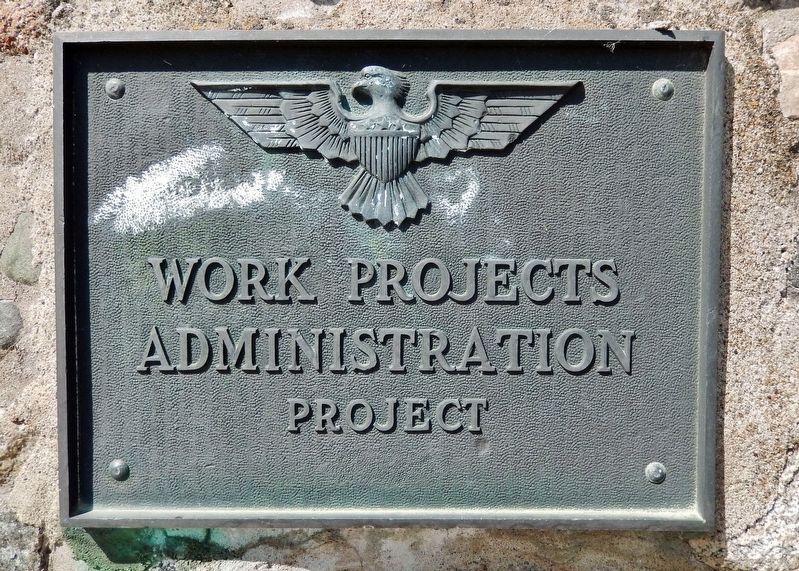Works Progress Administration Project Marker image. Click for full size.