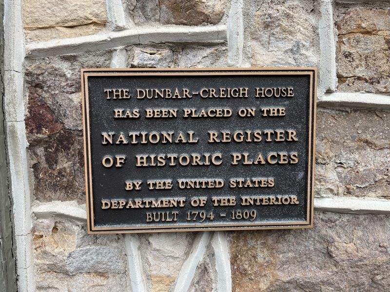 National Register of the Historic Places plaque on the house image. Click for full size.