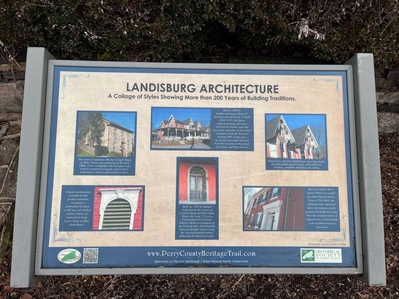 Landisburg Architecture Marker image. Click for full size.