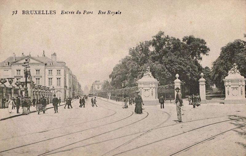 Entr�e du Parc - Rue Royale image. Click for full size.