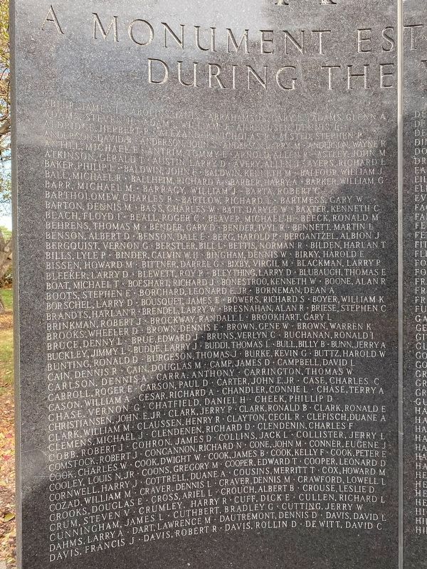 A Reflection of Hope Memorial, Panel 1 image. Click for full size.
