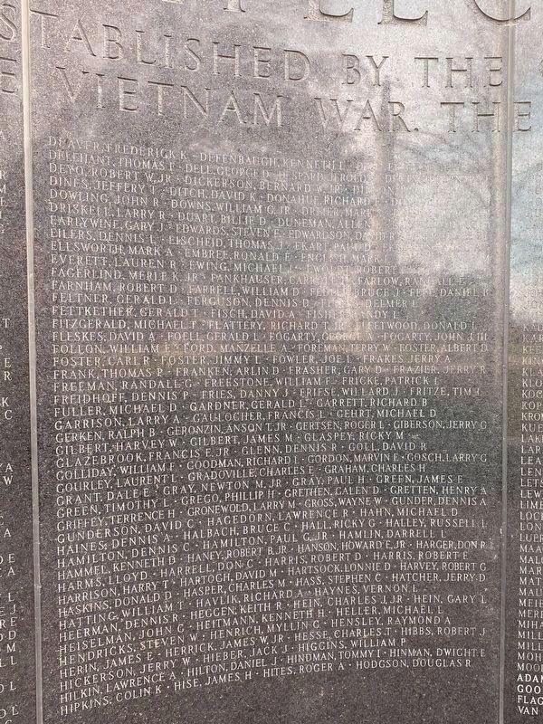 A Reflection of Hope Memorial, Panel 2 image. Click for full size.