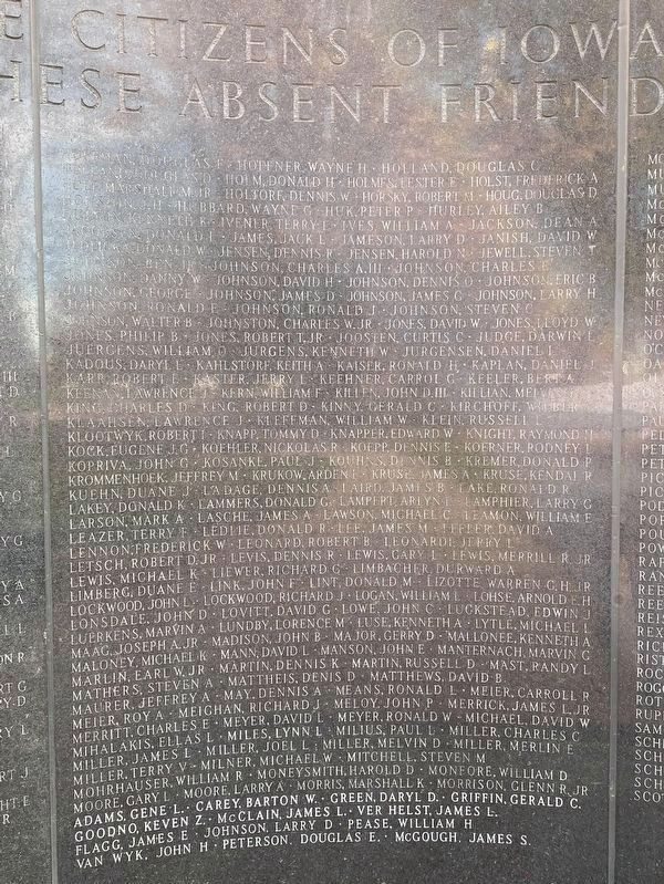 A Reflection of Hope Memorial, Panel 3 image. Click for full size.