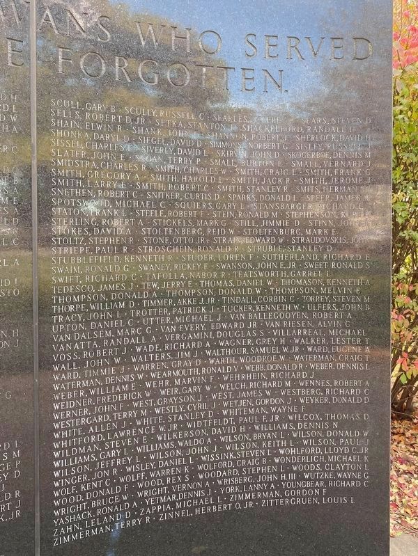 A Reflection of Hope Memorial, Panel 5 image. Click for full size.