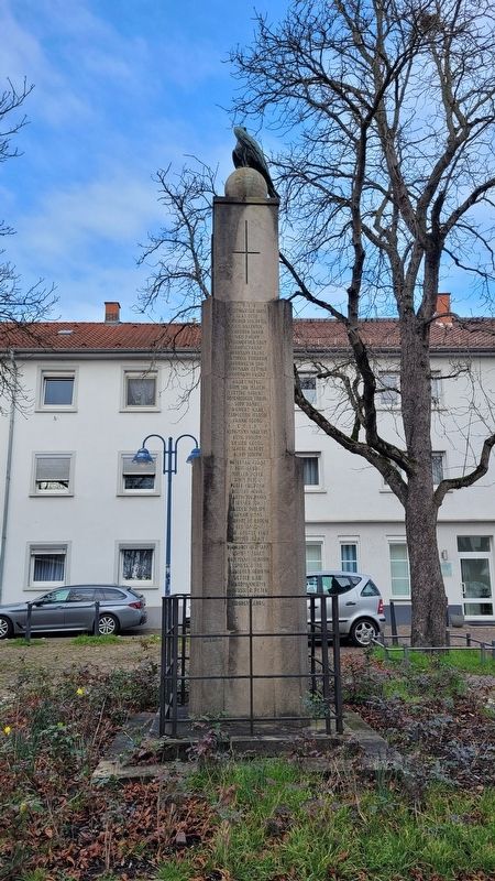 Käfertal Memorial - Right Side. Click for full size. Käfertal Memorial - Right Side image. Click for full size.