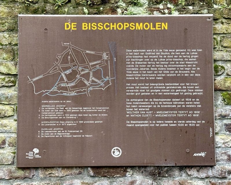 De Bisschopsmolen / The Bishop�s Mill Marker image. Click for full size.