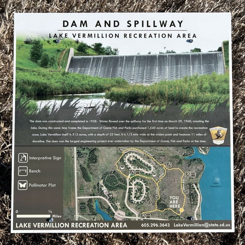 Dam and Spillway Marker image. Click for full size.