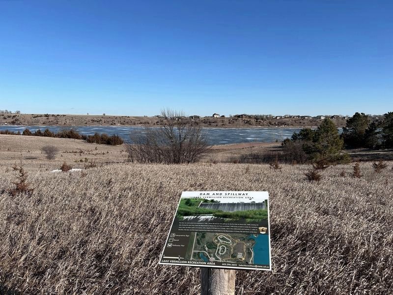 View of Lake Vermillion from the marker. Click for full size. View of Lake Vermillion from the marker image. Click for full size.