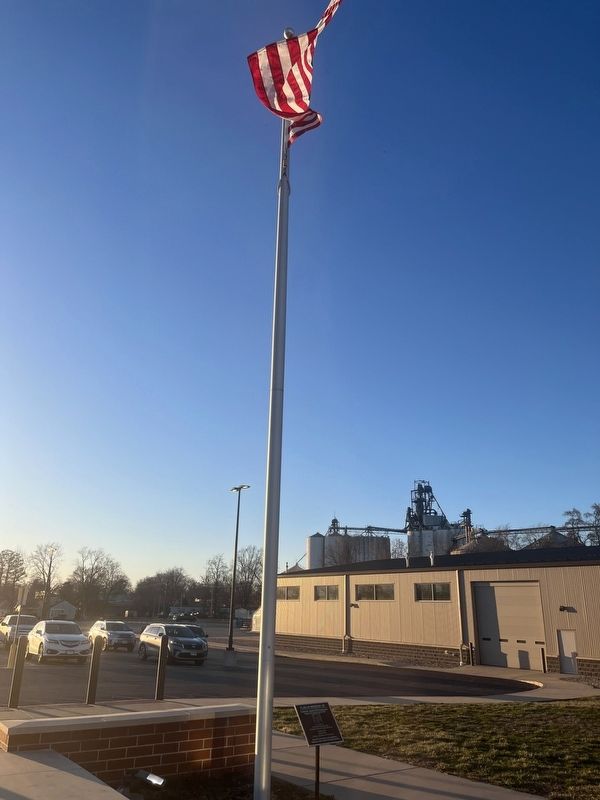 Flags in Memory Marker. Click for full size. Flags in Memory Marker image. Click for full size.