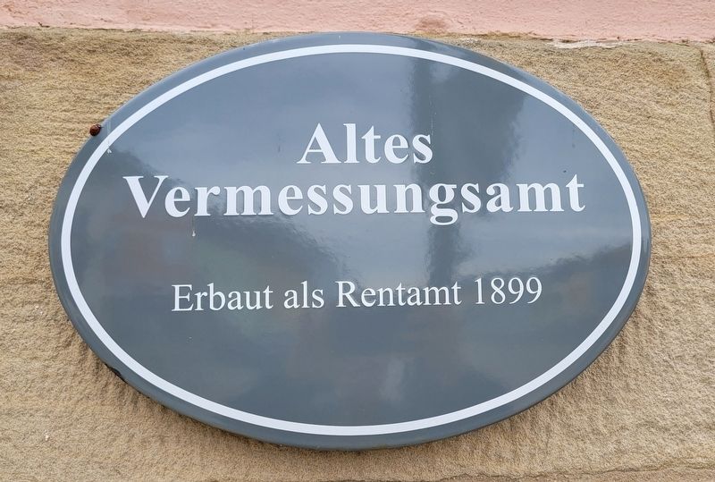 Altes Vermessungsamt / Old Survey Office Marker image. Click for full size.