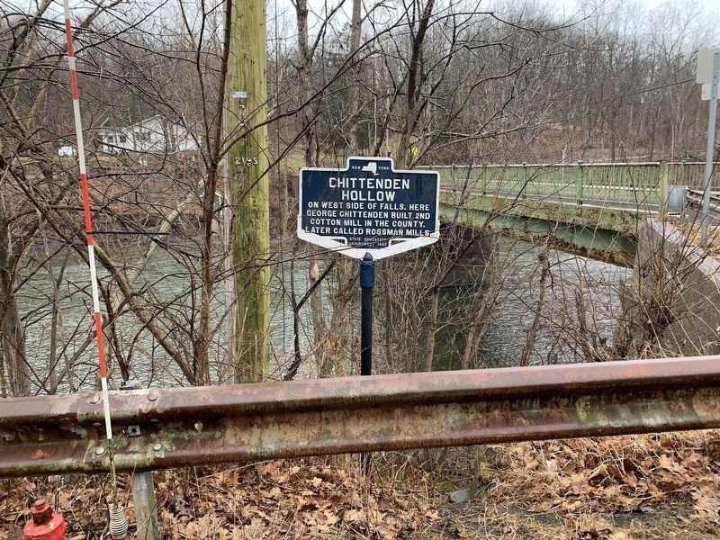 Chittenden Hollow Marker. Click for full size. Chittenden Hollow Marker image. Click for full size.