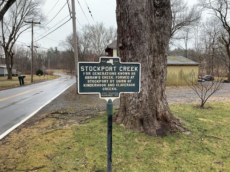 Stockport Creek Marker. Click for full size. Stockport Creek Marker image. Click for full size.