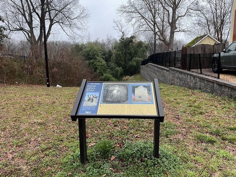French John's Wharf Marker. Click for full size. French John's Wharf Marker image. Click for full size.