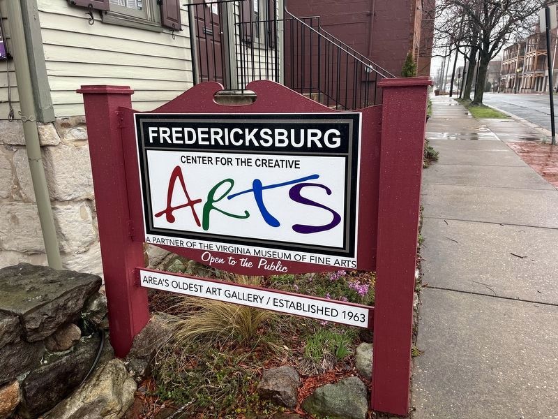 Fredericksburg Center for the Creative Arts Marker image. Click for full size.