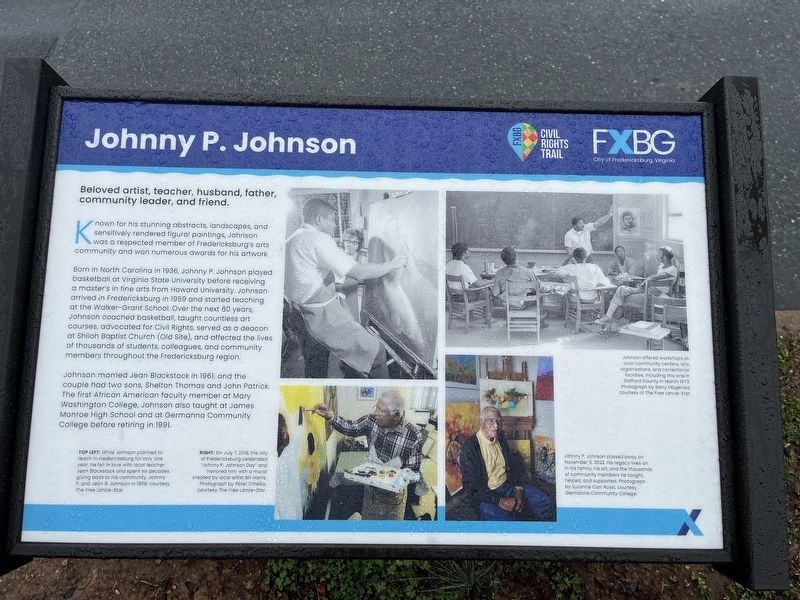 Johnny P. Johnson Marker image. Click for full size.