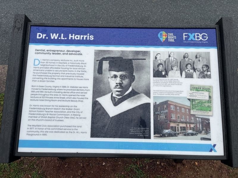 Dr. W.L. Harris Marker image. Click for full size.