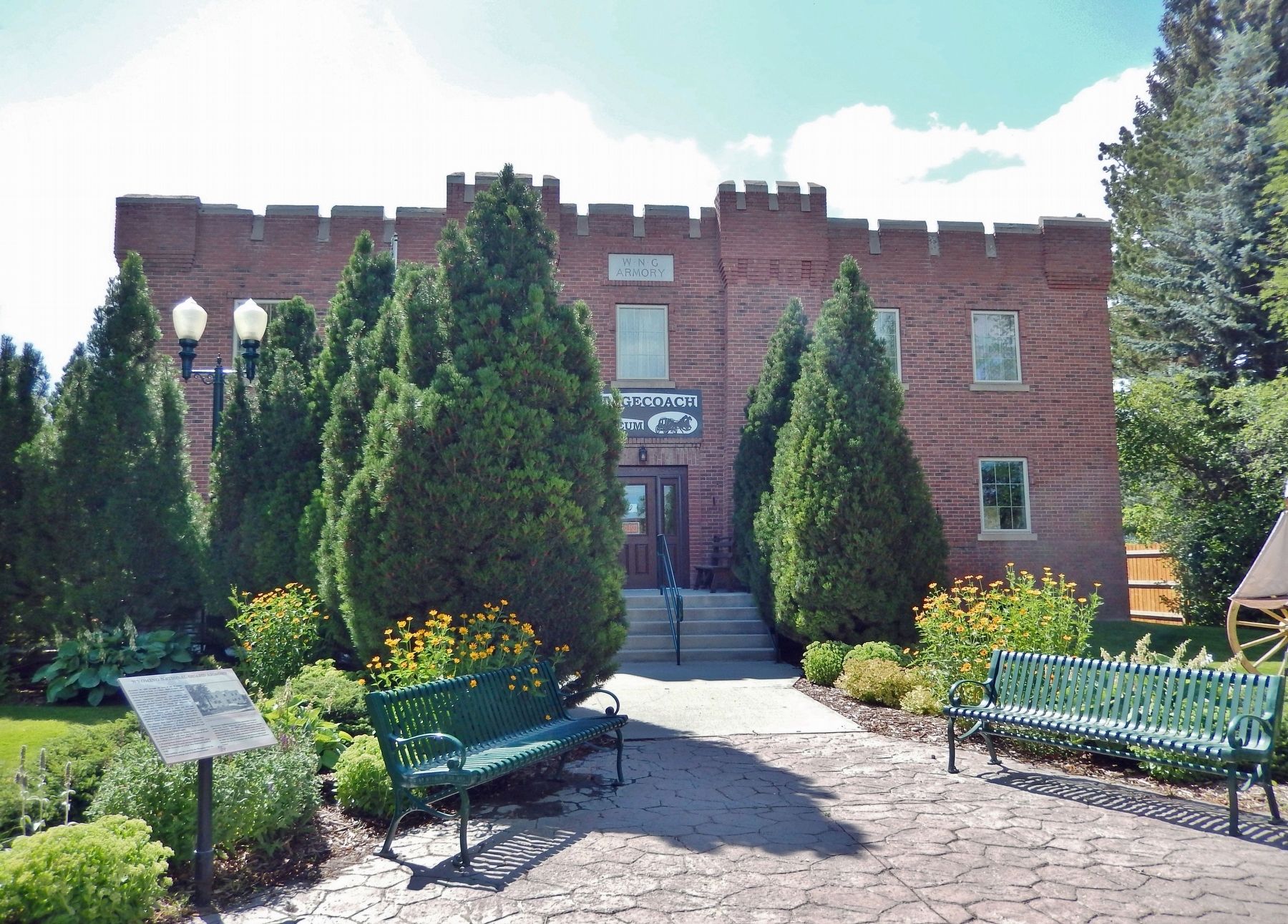 Wyoming National Guard Armory image. Click for full size.