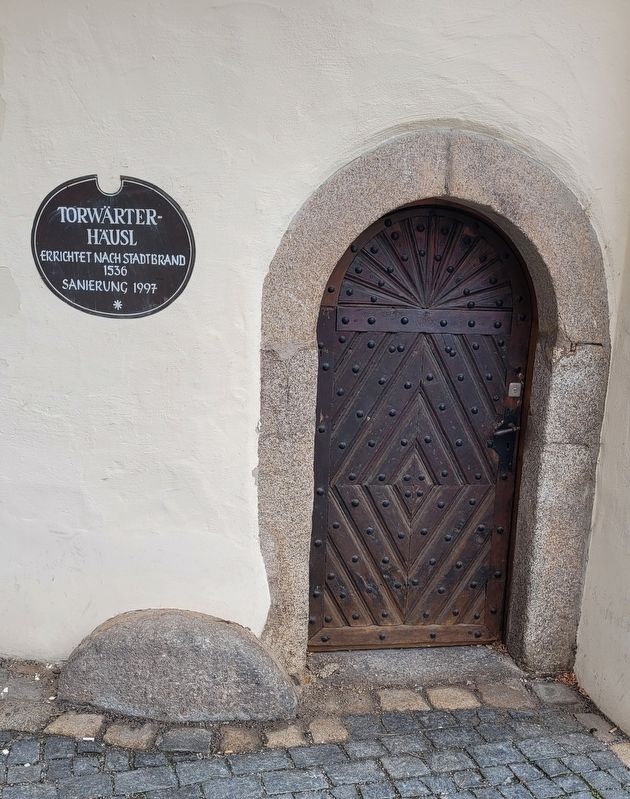 The Little House Door and Marker. Click for full size. The Little House Door and Marker image. Click for full size.