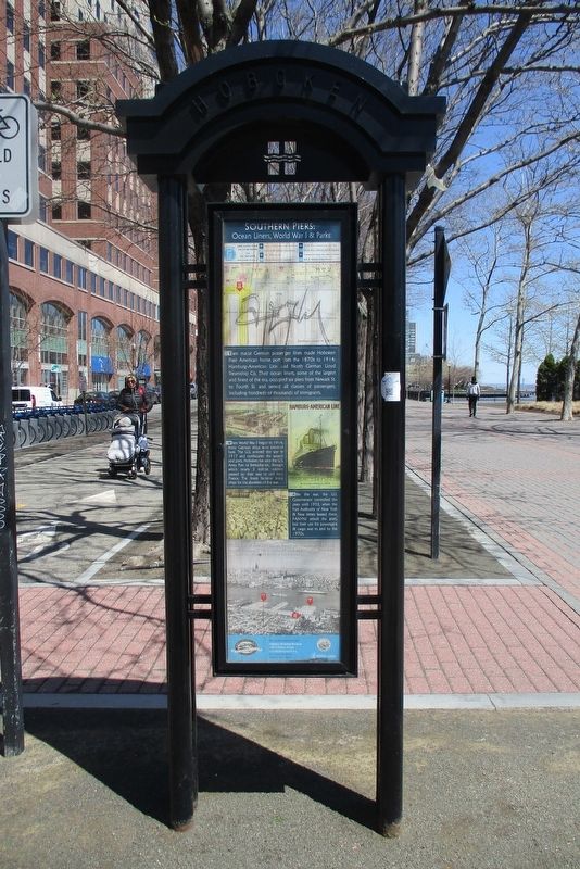 Southern Piers: Ocean Liners, World War I & Parks wayside. Click for full size. Southern Piers: Ocean Liners, World War I & Parks wayside image. Click for full size.