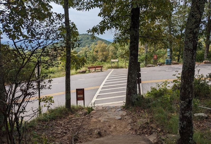 View of Cannon on Little Kennesaw Marker from Kennesaw Mountain Trail image. Click for full size.