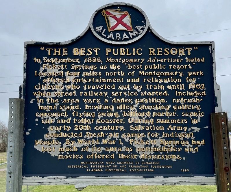 �The Best Public Resort� marker image. Click for full size.