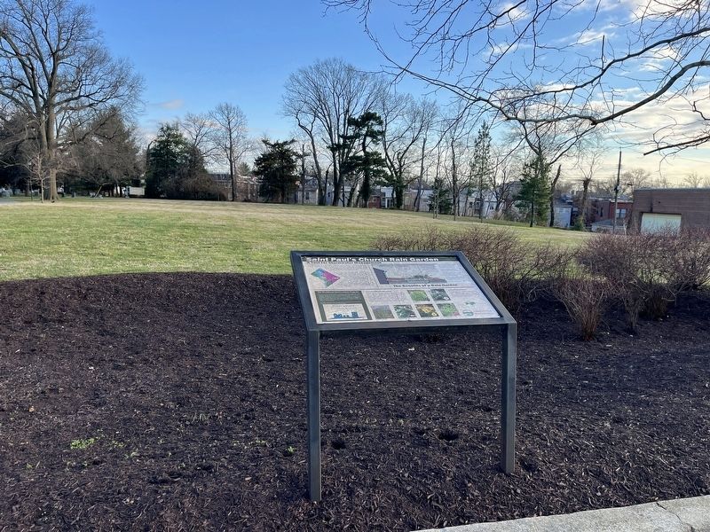 Saint Paul's Church Rain Garden Marker image. Click for full size.