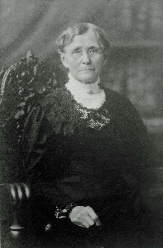 Marker detail: Adaliza Matteson Hughes image. Click for full size.