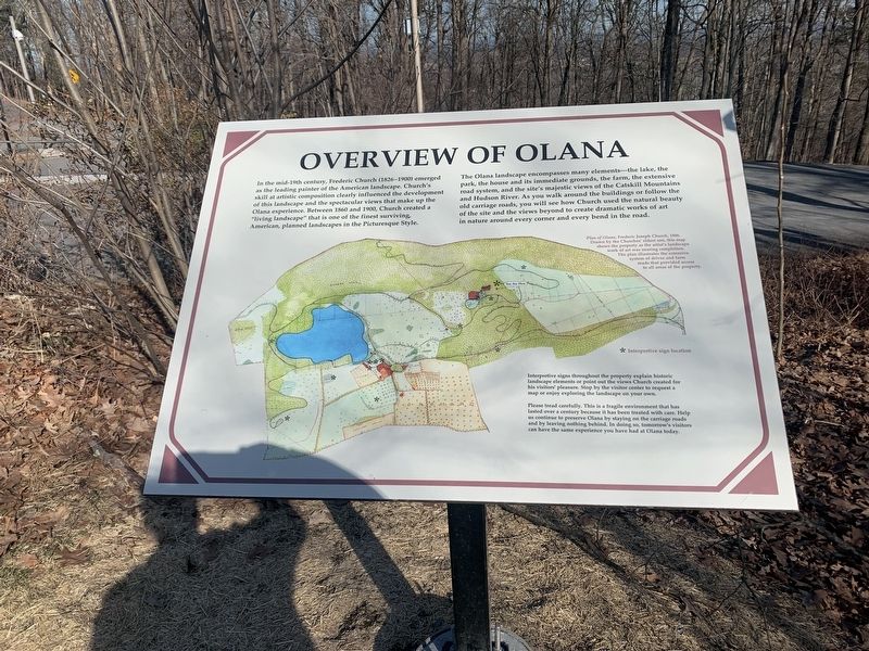 Overview of Olana Marker image. Click for full size.