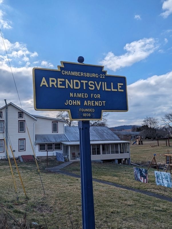 Arendtsville Marker image. Click for full size.