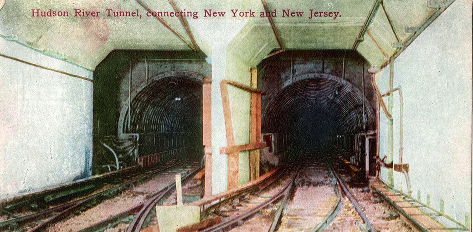 Hudson River Railroad Tunnels image. Click for full size.